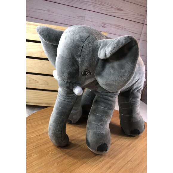GRIFIL ZERO Big Elephant Stuffed Animal Plush Toy 14"X 13" Long Sit or stand - Picture 9 of 9